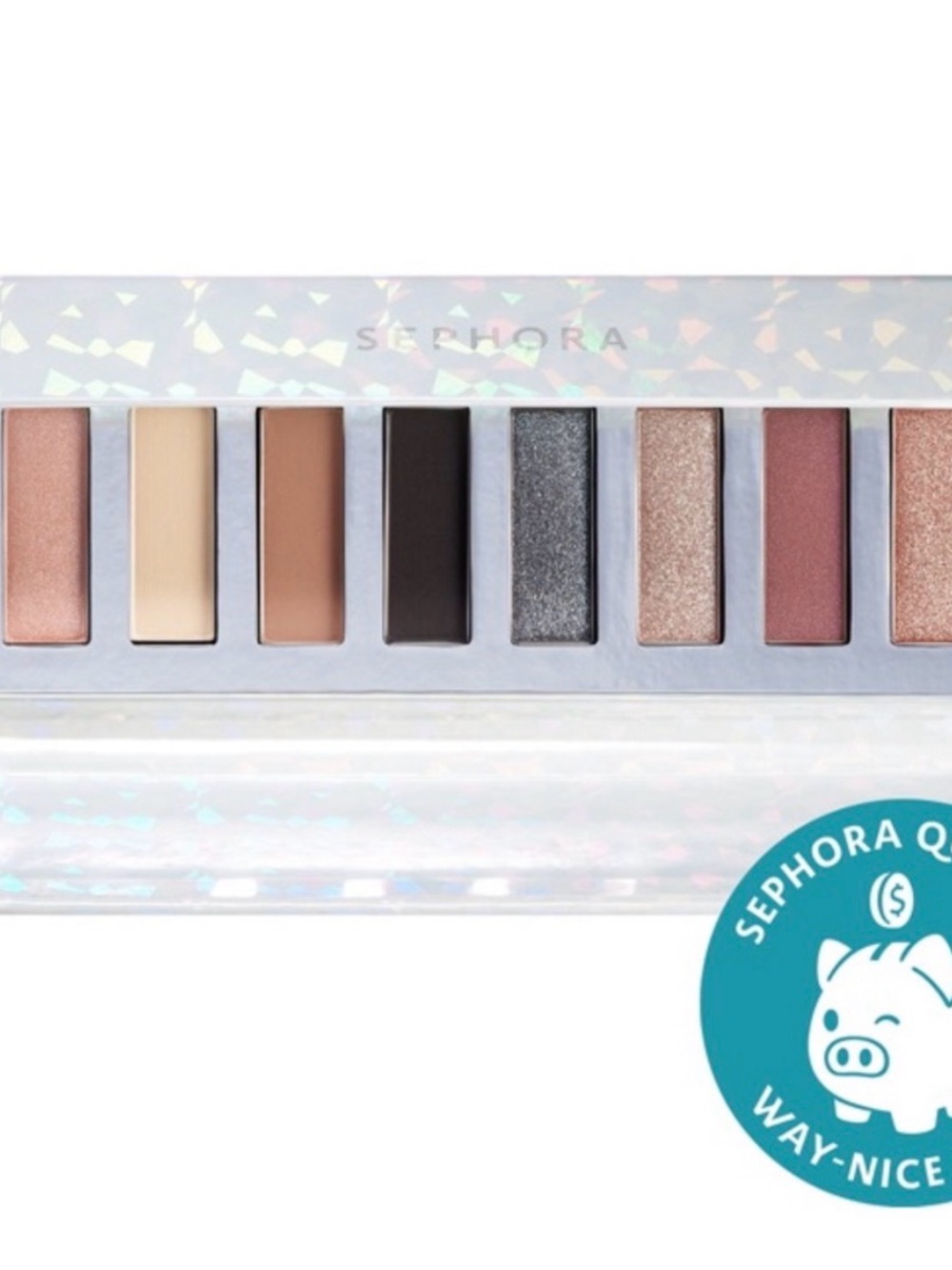 Sephora Artic Eyes Eyeshadow Palette — Rose, Taupe, Champagne & Charcoal Mix